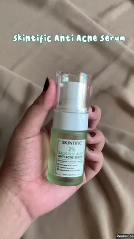 Punya masalah kulit sensitif dan #jerawat ? Kamu bisa coba 2% Salicylic Acid Anti Acne #serum dari SKINTIFIC untuk menenangkan jerawat kamu 💚✨ #skintificid #skinbarrier #bruntusan