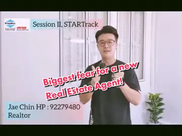 Do you know whats the biggest fear for a new RES agent? #singapore #realestateagent #png #lifeofrealestateagent