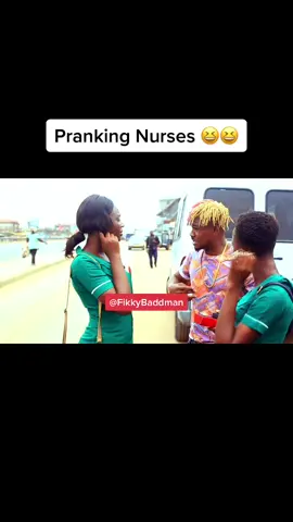 Pranking Ghana Nurses 🤣😃😃😂The end will shock you #FikkyBaddman #Xfreestyle #prank #pranks #comedy @mufasatundeednut