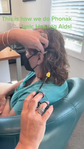 This is how we do Lyric Hearing aids at American Family Hearing Center!  Not your dad’s hearing aid.  Invisible 24 hour hearing. Americanfamilyhearing.com #njaudiologist #phonak #lyrichearingaid