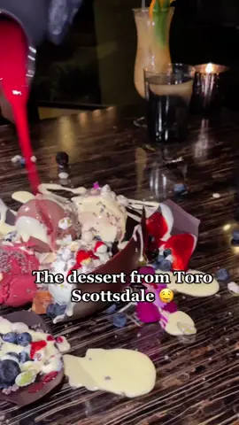Would you order this dessert? 🍨 #azfood #scottsdale #oldtownscottsdale #azfoodie #arizona #azcheck #az #scottsdalefood