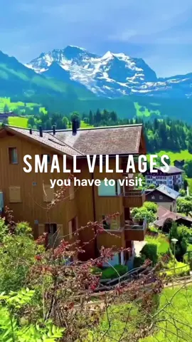 Save this village for your next trip in Switzerland 🇨🇭⛰️🗻#travel #bucketlist #cities #beautifuldestinations #nexttrip #adventure #visit #wengen #switzerland