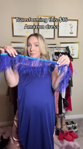 Customizing this $16 @amazonfashion dress !! Obsessed with the results #amazonfashionfinds #fyp #diyclothes