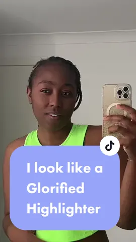 This set wouldnt pass 👑 @Chayse Byrd’s test but is it giving lite brite or a highlighter? Who knows, but should I keep this or not? #fyp #tryon #gymwear #GymTok