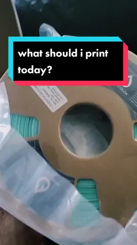 what do you guys want me to print. seafoam filament by @pinklumenade #hypecolor and maybe the flexi factory astronaut in starry sky glow in the dark by #amolen #filament #3dprinttok #printtok3d #printtok #3dprinter #3dprint
