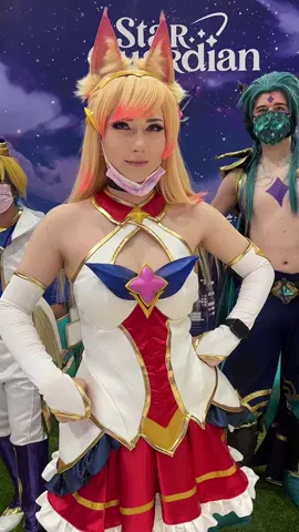 AX DAY 3: STAR GUARDIANS!! 💖💫 Come say hi~ @Just Ok Justin @stumpyroot @LilyBatCosplay @Mocha Bean #starguardian #starguardiancosplay #leagueoflegends #leagueoflegendscosplay #animeexpo #animeexpo2022