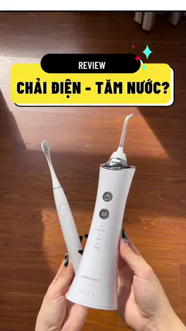 Trả lời @nguyenquynhnhu0171 Còn theo mọi người thì nên đầu tư loại nào trước? Tăm nước hay bàn chải điện? #bluesp #vtvcab #haicutoi