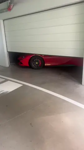 #ferrari #garage very small garage for very big cars ....