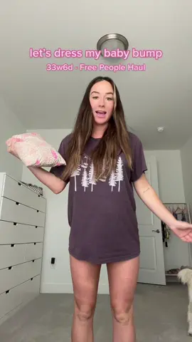 HELP do i keep them or return them?! 🫣 im torn #pregnancyhaul #pregnancy #freepeople #freepeoplehaul #babybump