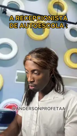 RECEPCIONISTA DE AUTOESCOLA sofre😂 MARCA AI . #recepcionista #autoescola #andersonprofetaa #foryou #forpage #fy