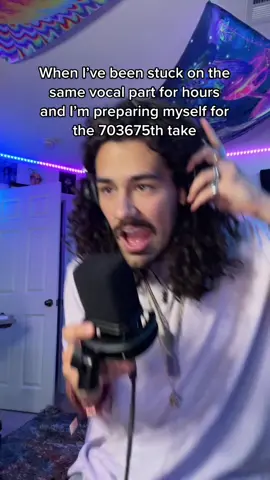 “Okay okay okay … THIS HAS to be the one.” *another bad take later* #artistsoftikok #whyamibad #cantgetitdowntho #indieartists #diymusician #toohardonmyself