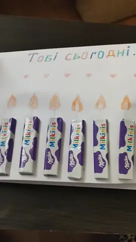 #деньнародження #7рочків #солодкийподарунок #подаруноксвоїмируками #альбомзсолодощами