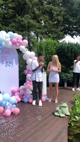 Gender reveal party👼🏼 #genderreveal #babymama