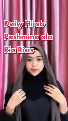 Daily Hijab Simple Pashmina Ria Ricis #hijab #tutorialhijab #riaricis #fyp