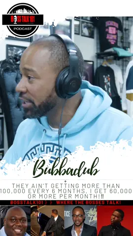 BUBBADUB dips into the ongoing debate concerning residuals on BOSSTALKPODCAST101 with FAIZON LOVE, KOUNTRY WAYNE & COLUMBUS SHORT!..🔹️DO YOU AGREE THAT INTERNET PERSONALITIES CAN MAKE MORE MONEY THAN RESIDUALS?..🤔🤔🤔....FULL INTERVIEW ON OUR YOUTUBE CHANNEL!!.Link in bio!....#BUBBABUB #FAIZONLOVE #COLUMBUSSHORT #EDDIEGRIFFIN #WILLSMITH #PRODUCER #COMEDIAN #COMEDY #FILM # MOVIES  #RECORDLABEL #Bosstalkpodcast101 #BOSSTALK101 #podcast #TEXAS #DALLAS #forthepeople#community