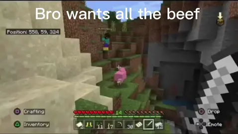 #funny #lowqualitymemes #lowquality #minecraftfunny #Minecraft he wants that wheat BAD