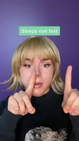 Sleepy eye test👁💤🫶 #sleep #jacksunasmr