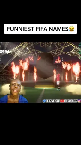 SPEED PRONOUCING FUNNIEST FIFA NAMES💀#funny #fyp #ishowspeed