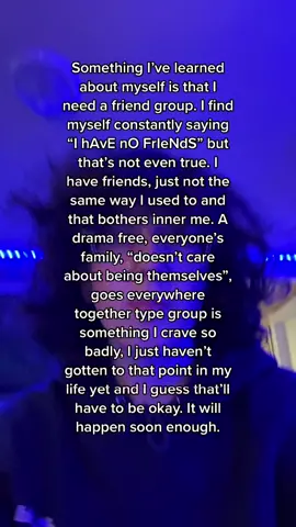 Came to a realization earlier #friends