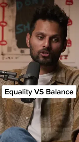 Equality and balance are not the same 💯