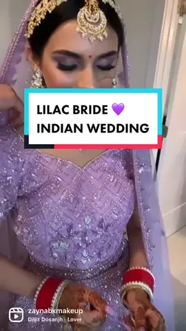 Lilac Bride #fyp #viralmakeup #bridalmakeup #lilacglam #yegmua #torontomua #edmontonmakeupartist #makeup #indianwedding #hinduwedding