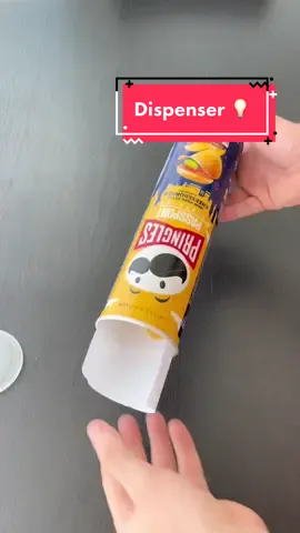 Pringles dispenser 💡 #pringles #dispenser #lifehacks #foryou