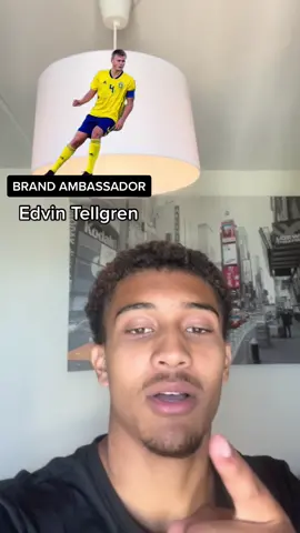 Brand Ambassador - Edvin Tellgren🔥 One of Sweden’s most talented CB🚀 #football #fotboll