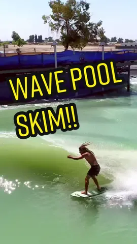 In 2018 i was the first person to skim out to the kelly slater wave pool captured by @Blake Ernst - i did it again in 2021. Let me know if you want to see the latest attempts or different angles!