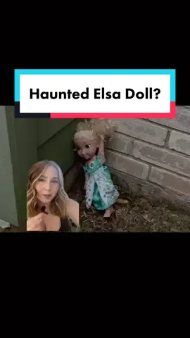 What do you guys think of this? 😳 #horrortok #horror #haunteddoll #elsa #creepy #haunted #possessed #creepytok #spooky #fyp