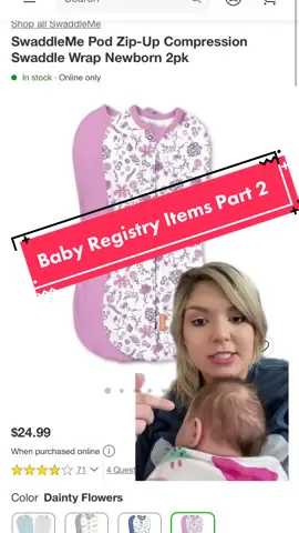 Part 2 registry items: clothing #greenscreen #fyp #foryou #foryoupage #babiesoftiktok #babygirl #newmom #postpartum #baby #babyregistry