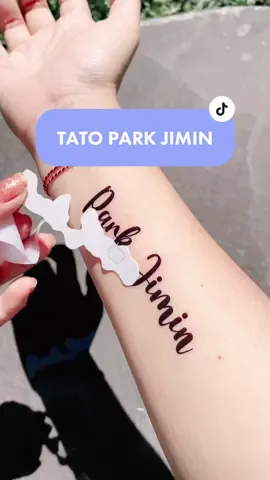 Replying to @fyazid36 mau req siapa lagi nih? #parkjimin #jimin #bts #tattoo #customtato #tatonama #fypシ