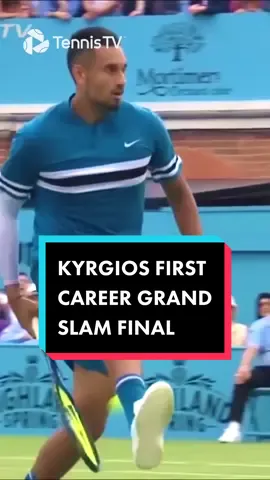 Will he get it done? #kyrgios #Wimbledon #tennis