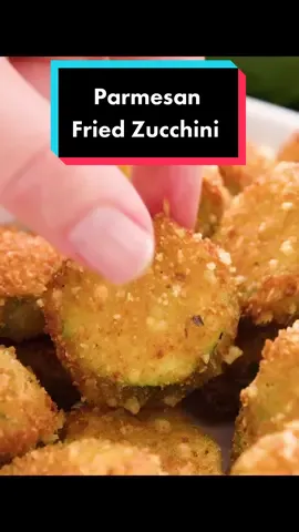 Parmesan Fried Zucchini #Recipe #friedzucchini #zucchini #zucchinirecipes #cooking #cookingtiktok