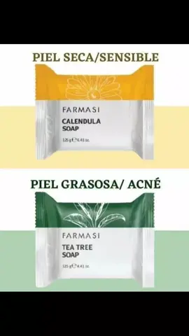Conoce los beneficios de los jabones Farmasi Dr C.Tuna.💛Jabón Caléndula  FarmasiBeneficios:🌼Para piel seca y sensible🌼Anti manchas🌼Humectante🌼Antibacteriano🌼Alivia irritación 🌼Regenerativo 🌼Cicatrizante 🌼Antiinflamatorio🌼Ayuda con la dermatitis y rosásea.Ayuda a aclarar:➡️Axila➡️Cuello➡️Área de bikini ➡️Manchas en rostro o cuerpo.Jabón Tea Tree 🌳Beneficios:🍃Es antimicrobiano, combate todo tipo de microorganismos, ya sean bacterias u hongos.🍃Es un remedio natural fabuloso. 🍃Cicatrizante,  pues favorece la desinfección en el caso de heridas.🍃 Regula la producción de sebo.🍃Contribuye a mantener la hidratación natural del cutis.🍃Controla el Acné. 👋🏻🧼Para rostro y cuerpo!!✅En zonas específicas a tratar dejar reposar el jabón 3 a 5 minutos!!!Adquiere tus productos en mi página 🌐https://mx.farmasi.com/georginahernándezsosaSi deseas Distribuir estos maravillosos productos, obtener descuento o más información envíame mensaje inbox o WhatsApp 2214243946😊#productosveganos #ProductosFarmasi #jabonesartesanales #jabonesnaturales #pielperfecta #pielsana #pielgrasa #pielsensible #acne #FarmasiMexico #Cicatrización