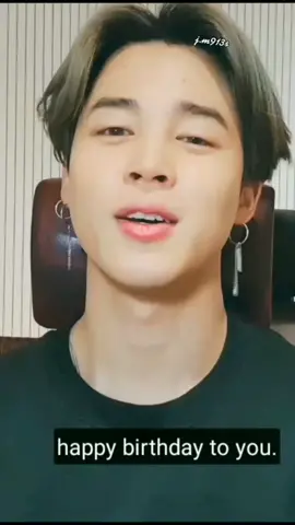 here is #jimin singing #happybirthday to all of us. HAPPY BIRTHDAY ARMY 💜