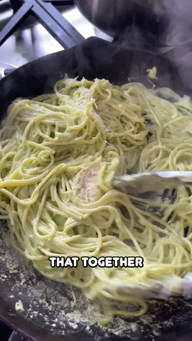 Is AVOCADO Carbonara GOOD? #pastatok #carbs #avocado #carbonara #Recipe #dinner #trythis #interesting #cookingvideos #spaghetti #noodlesrecipe #cheese