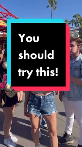 This was fun 😂✌️ #posingwithstrangers #disneyland #disneyparks #disneyworld #disneychallenge #bestfriend #coolkids