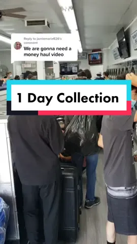 Replying to @jamiemarie626 Money Collection from a busy day at my #laundromat #business