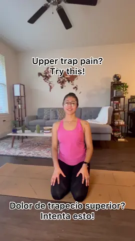 Upper trap pain?Try this! 🧘🏽‍♀️#yoga #yogaday #yogatime #yogatherapy #yogatok #yogapose #yogapractice #yogaeveryday #yogaposes #yogaforbeginners #yogaforeverybody #yogalover #yogaexercises #yogatips #yogaforbetterposture #yogaforeveryone #yogatiktok #yoga101 #yogateachersoftiktok