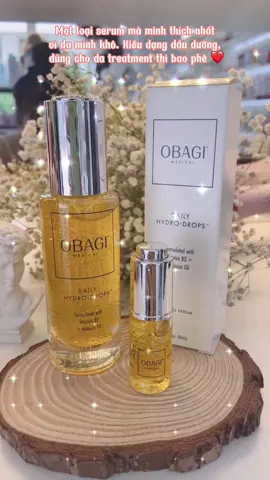 👩‍⚕️OAGI SERUM “ VÀNG “ Cấp Nước, Dưỡng Ẩm, Chống Lão Hoá, Phục Hồi Da Daily Hydro - Drop ❤️ #mỹphẩmchínhhãng #fyp #obagiskincare