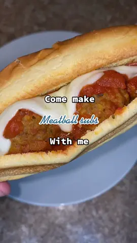 We love this quick 30 minute dinner!! #food #FoodTok #EasyRecipe #cookingvideo #dinner #easydinner #meatballsub #cooking #cookingtok #yum #Foodie #30minutemeals