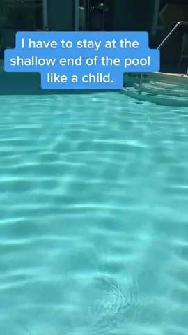 Who else fears the deep end of a pool as an adult!? #deepend #shallowend #pool