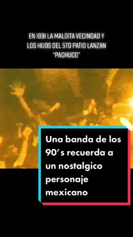 Pachuco - La maldita vecindad y los hijos del 5to patio, 1991 #rockenespañol #rockmexicano #pachuco #mexicanrock #90s #90sthrowback #90srock #90salternative #40something