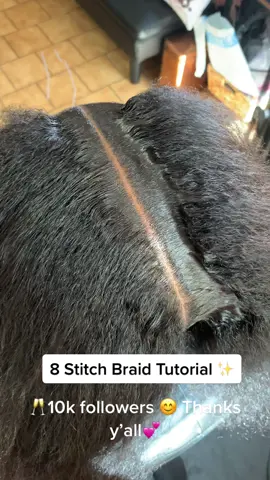 8 Stitch Braid Tutorial ✨ #stitch #keashabakerbraids #stitchbraids #stitchbraidtutorial #braids #neatbraids #savannahbraider #blackgirlmajic #fypシ #fypシ゚viral #foryou #foryoupage