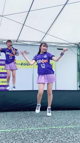 20220710 にぎわいステージ みんな大好き #サンチェ体操 SPL∞ASH 中嶋朝香ちゃん💚　梶田和子ちゃん❤️ #SPLASH #にぎわいステージ #アクターズスクール広島 #サンフレッチェレディース #エディオンスタジアム広島