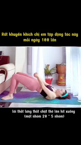 rất khuyến khích chị em tập động tác này,mỗi ngày 100 lần giúp phẳng bụng bụng nhỏ ,eo thon,đùi thon hơn.Định hình chân,thắt chặt hông thở lên hít xuống #xuhuong #fyp #yogatainha