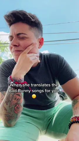 I literally never know what I’m singing. My life partner needs to be able to do this for me. 🤣🤣🥵 #toristribe #latina #badbunny #hispanic #latinx #lgbtq🏳️‍🌈 #wlw #lesbiansoftiktok
