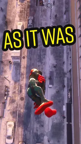 Miles Morales swinging to music. Harry Styles - As It Was. We're closing in on 100k, and it'd be amazing to get there! Thank you for the endless support ❤️🙌🕷🕸⚡️#spiderman #milesmorales #harrystyles #asitwas #ps5 #edit #fypシ #foryoupage #xyzbca #gaming #music #vibes