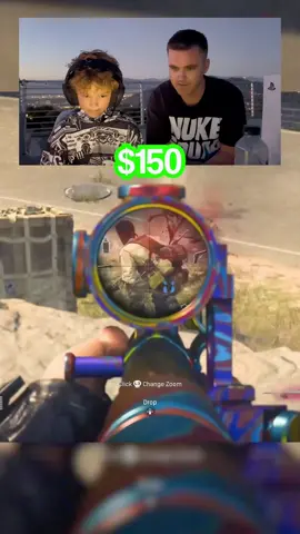 Challenged 7 Year Old to get WARZONE Win on the ROOF! #fyp #foryou #challenge #cod #warzone #rowdyrogan #rooftop