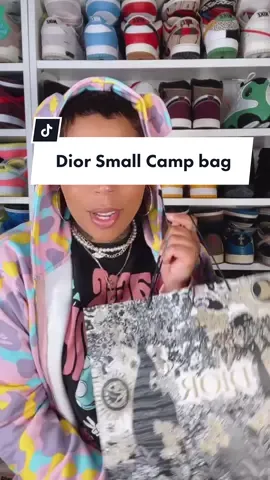 Small dior camp bag #dior #unboxing #campbag #diorcampbag